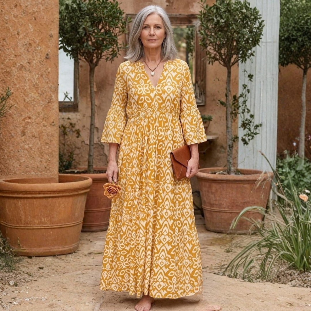 Selene Bohemian Midi Dress