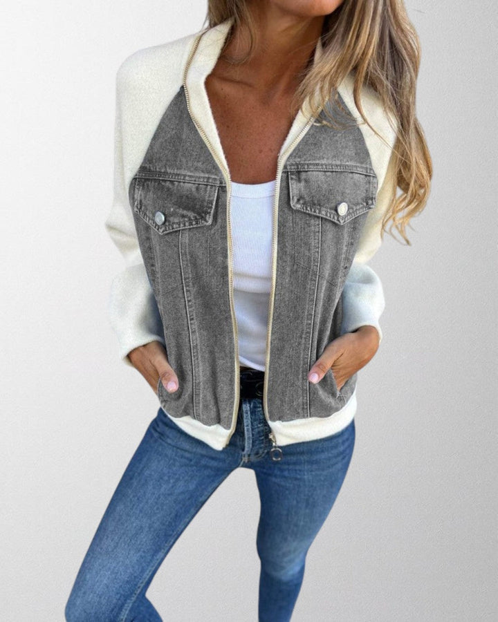 Avery | Unique denim jacket with a vintage twist