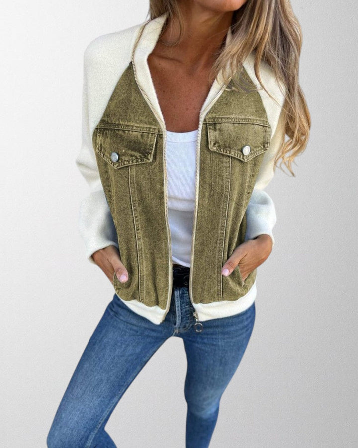 Avery | Unique denim jacket with a vintage twist