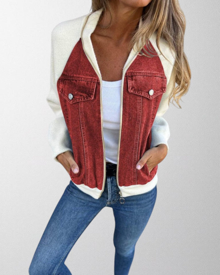 Avery | Unique denim jacket with a vintage twist