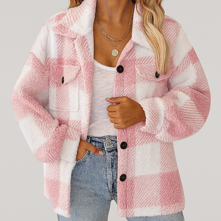 Isabella | Blush Cozy Jacket