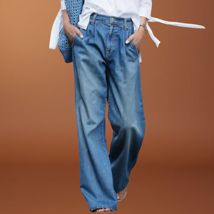 Ava - High-Quality Jeans with Wide Legs