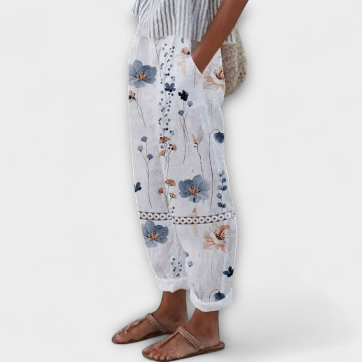 Airish – Distinctive Printed Casual Button Pants