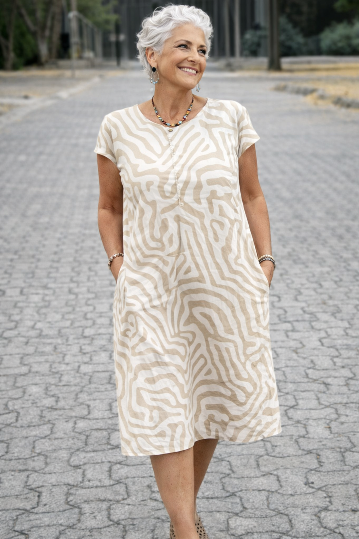 AVANILLE | ROUND NECK DRESS