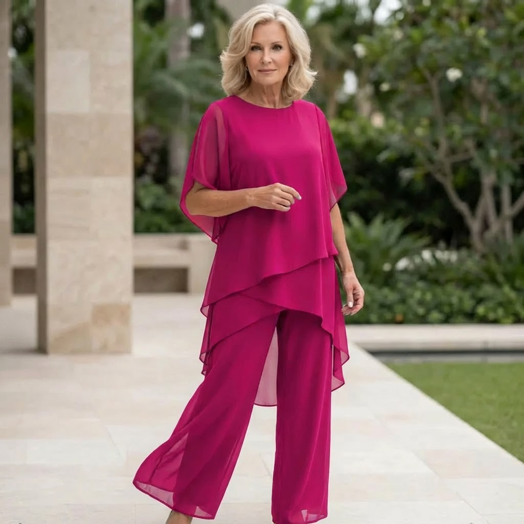 Jorellea™ | Draped Palazzo 2-piece Set